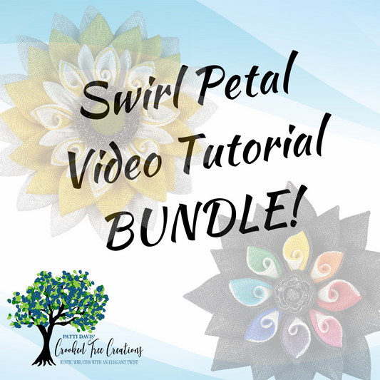 Swirl Petal Video Tutorial BUNDLE