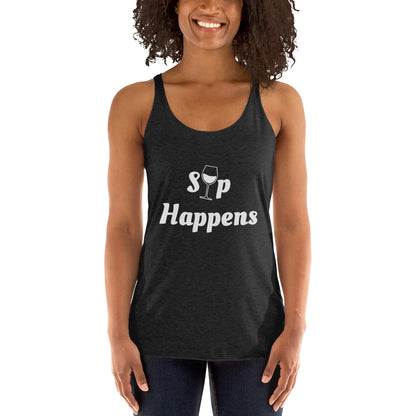 Sip Happens Women's Racerback Tank