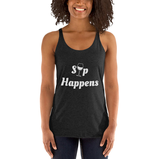 Sip Happens Women's Racerback Tank