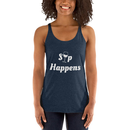 Sip Happens Women's Racerback Tank