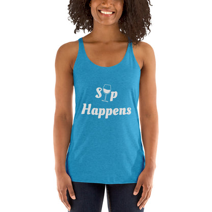 Sip Happens Women's Racerback Tank